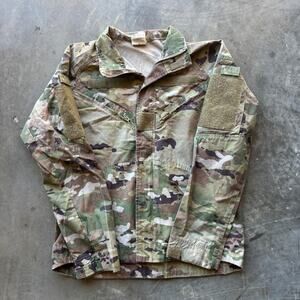 Massif Flame Resistant Flight Suit Jacket Men's Size MS Multicam Military Top